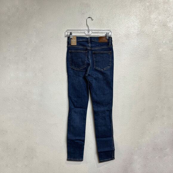 Madewell Blue 10" High-Rise Skinny Jeans Sz 24 NWT - Picture 10 of 13
